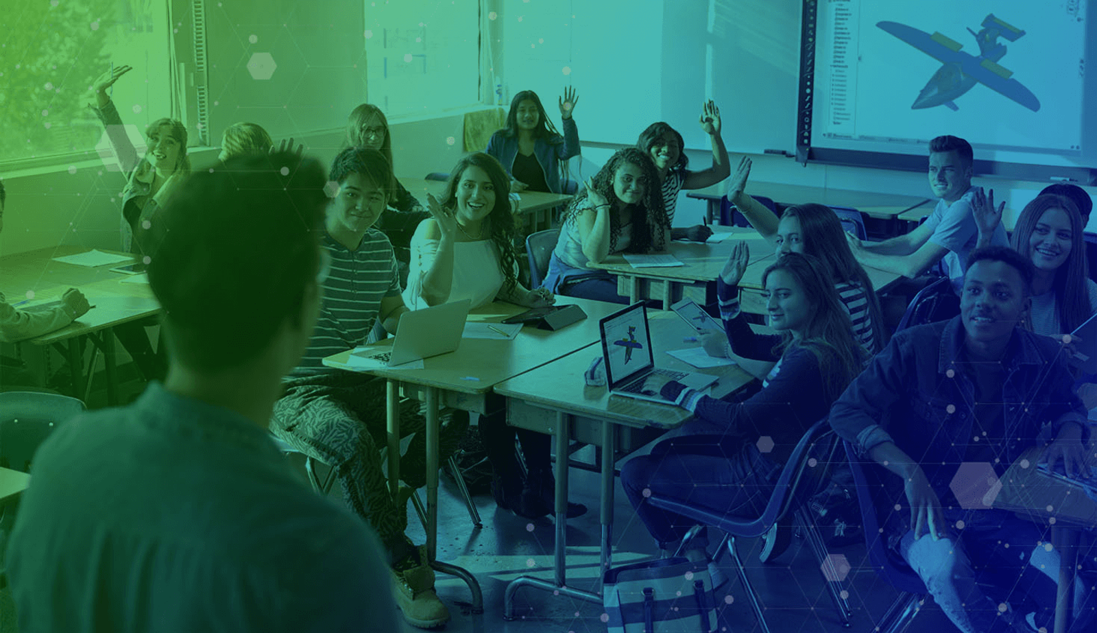 Stock image of a classroom